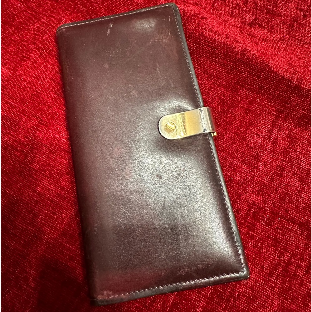 COPY - Rare‼️Movado Calf leather wallet/checkbook holder.Vintage, beautiful plu…